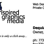 Inspired Graphics Media - Original Business Card