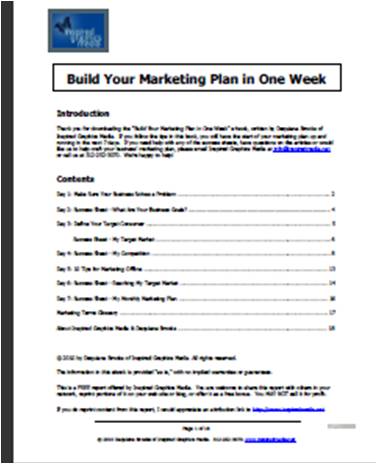 Post thumbnail of E-Book Offer: Build Your Marketing Plan in One Week